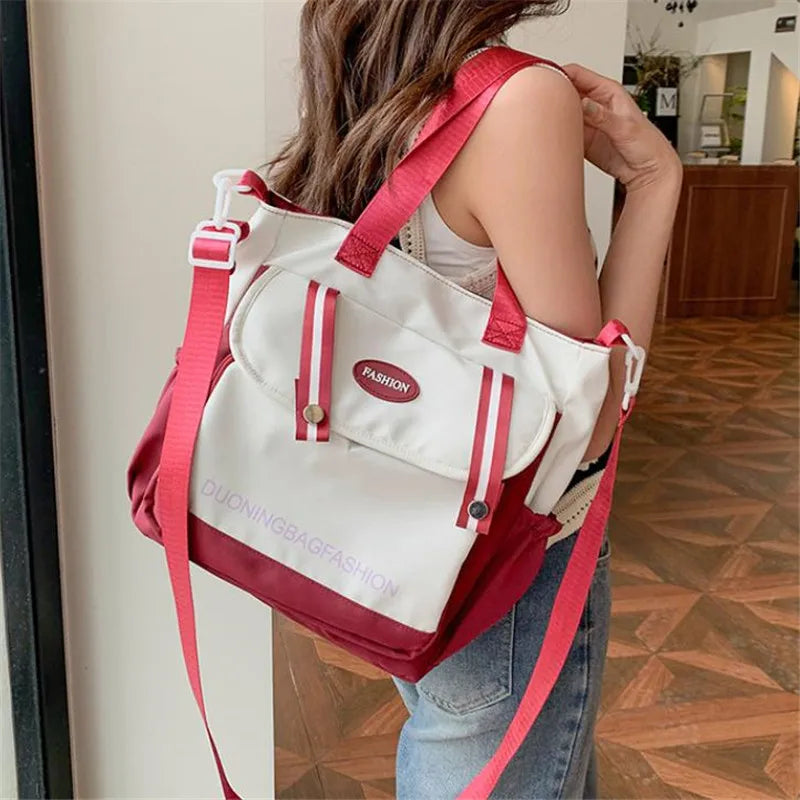 Women's Tote Bag, Large Capacity Daily Handbag, Travel Bucket Shoulder Bag, Fashion Messenger Bag,Campus School Bags Satchel