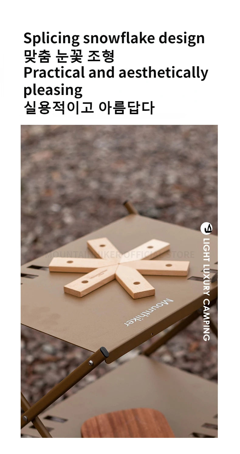 MOUNTAINHIKER Pot Mat Dish Placemat Coaster Teapot Wooden Heat Insulation High Temperature Pots And Pans Kitchen Outdoor Gadgets