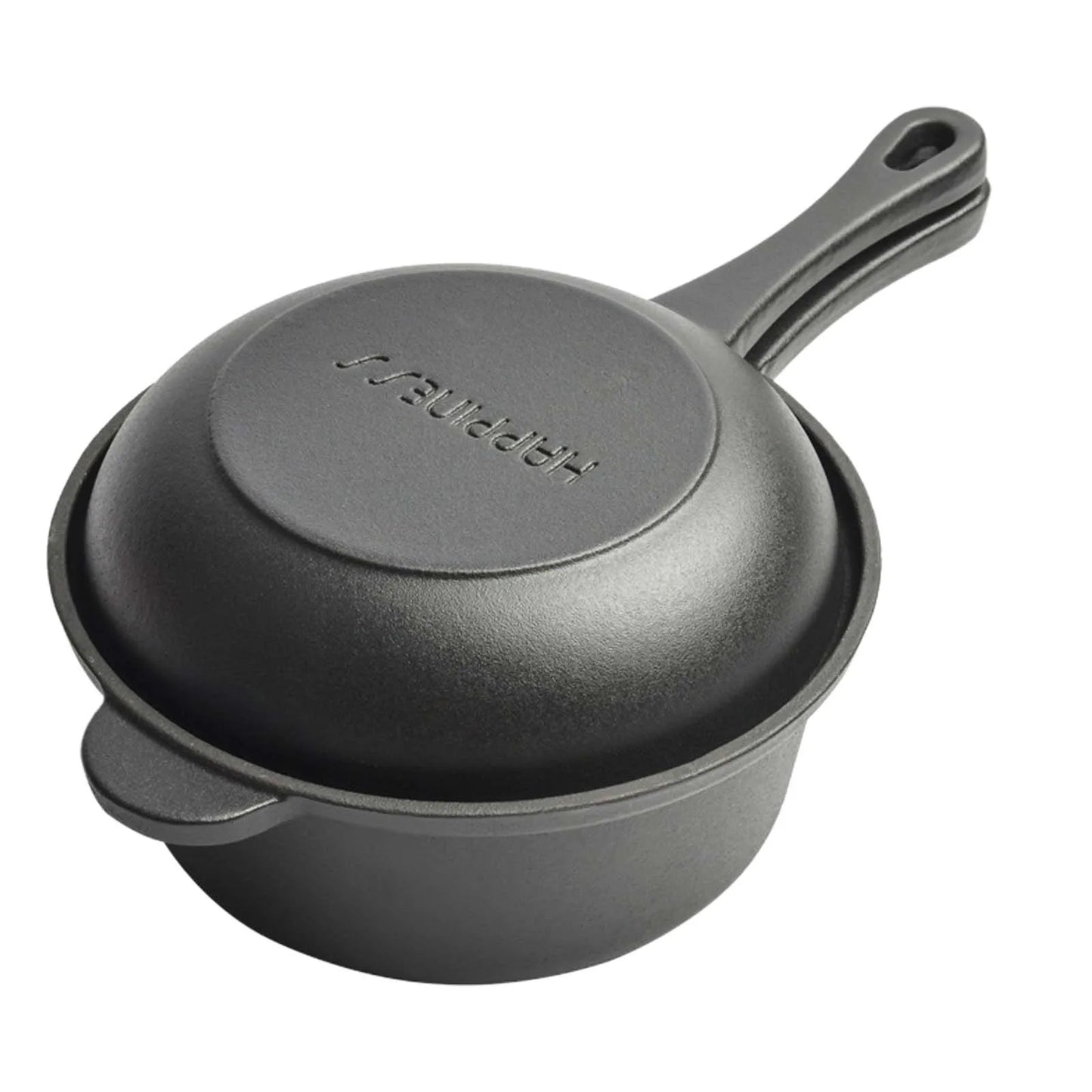 Cast Iron Skillet Pan Set with Skillet Lid BBQ BBQ Steak Pot Grill Cooking Pot Stewpot Frying Pan for Outdoor Indoor Home
