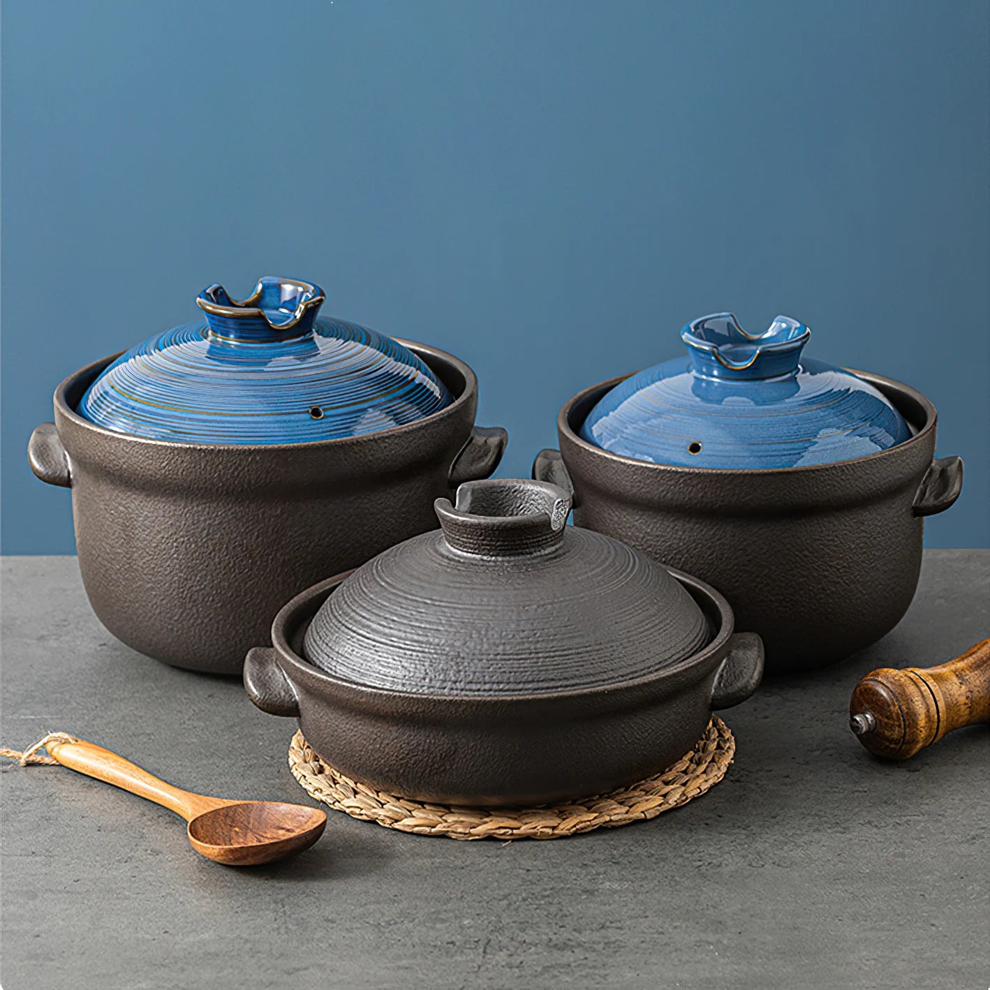 Ceramic Pot Cooking Japanese Style Clay Casserole Kitchen Cookware Stew Pot Big Soup Pan Cooking Saucepan Korean Cookware