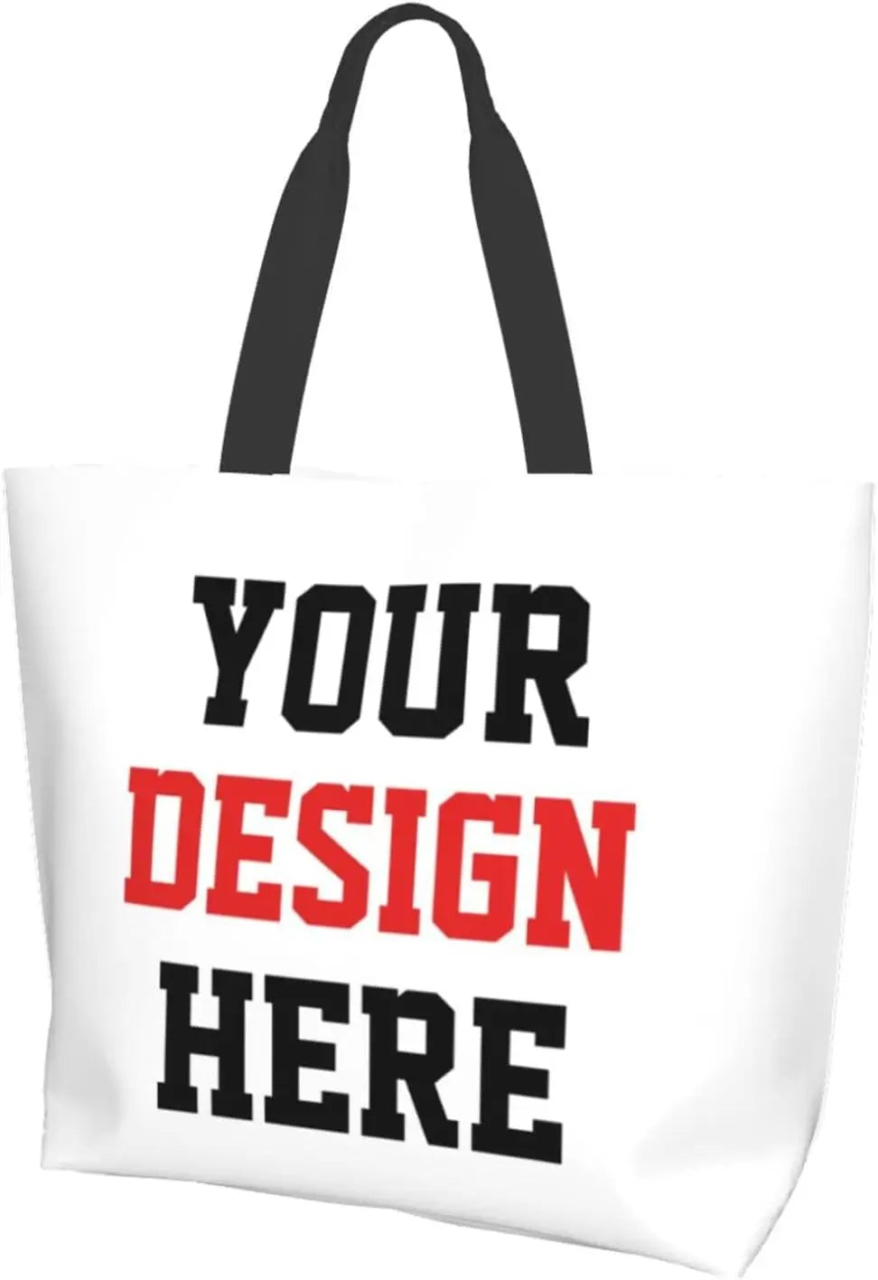 Custom Tote Bags Custom Bags With You Team Logo Text Picture Travel Business Shopping Women Teacher Personalized Shoulder Bag