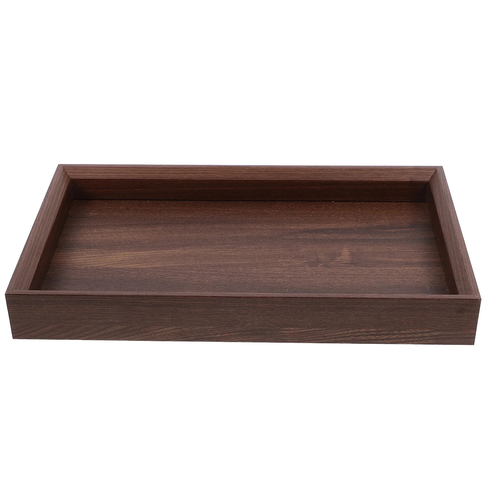 Black Walnut Wood Tea Tray Square Solid Wood Serving Tray Display Tray For Jewelry Storage Food Snack Platter Home Hotel