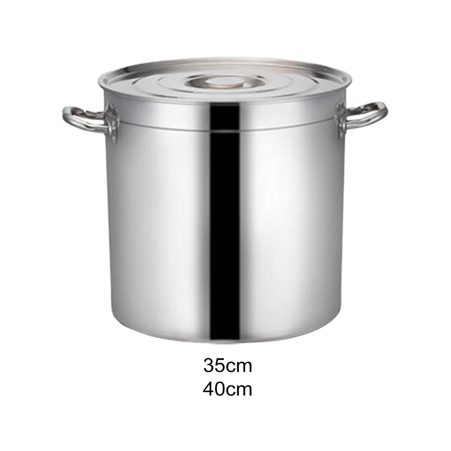 Stainless Steel Stockpot Easy to Clean Cookware Multipurpose Tall Cooking Pot for Hotel Commercial Household