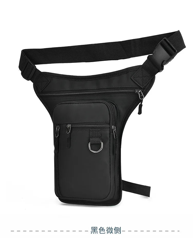 Men Drop Leg Bag Waist Bag for Men Fanny Pack Phone Purse Motorcycle Riding Shoulder Cross Body Thigh Male Hip Belt Waist Bags