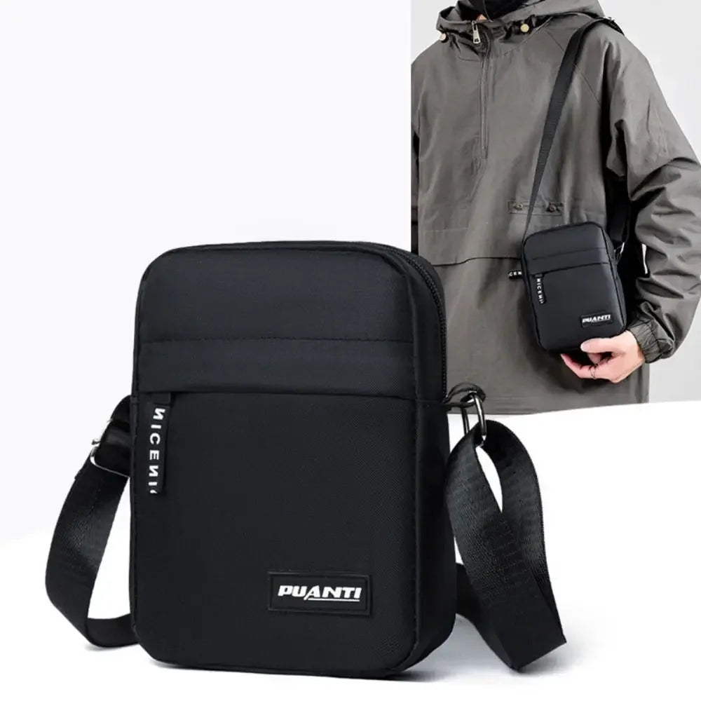 Multi-Function Men's Bag High Quality Nylon Man Messenger Bag Crossbody Bags Fashion Casual Men's Small Bag Handbag Shoulder