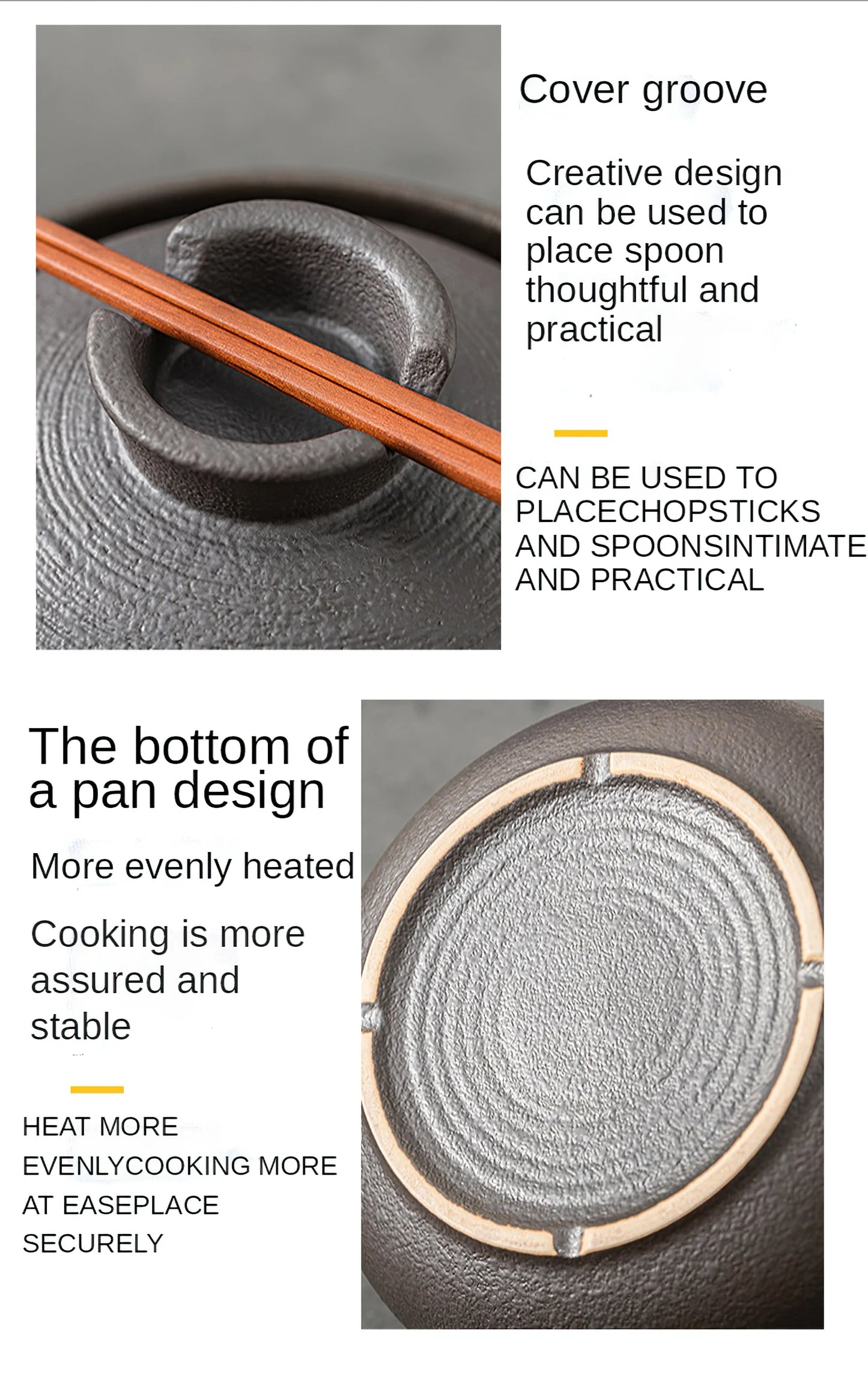Ceramic Pot Cooking Japanese Style Clay Casserole Kitchen Cookware Stew Pot Big Soup Pan Cooking Saucepan Korean Cookware