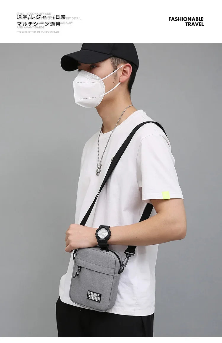 Women's Bag Small Square Bag Diagonal Crossover Oxford Cloth Men's Satchel Fashion Hand Machine Casual Handbags Luggage Bags