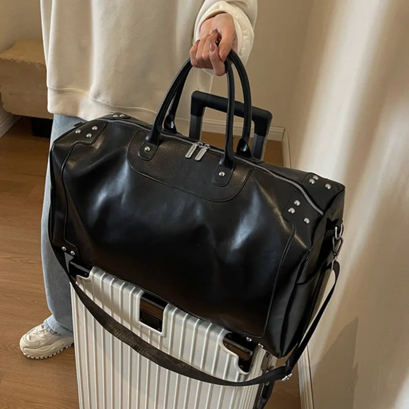 Travel Bags Fashion Men Large Capacity Organizer Handbags Women Fashion Handbag Luggage Leisure Backpack The Tote Bag