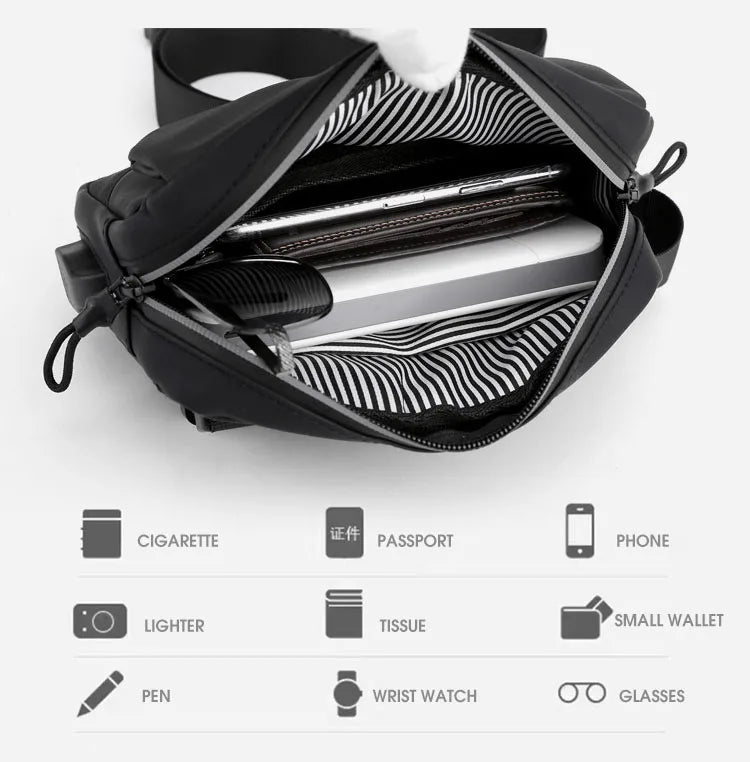 Men's Fashion Small Bag Casual Men Mini Handbags Male Cross Body Shoulder Messenger Bags For Men Purses And Handbags bolasa