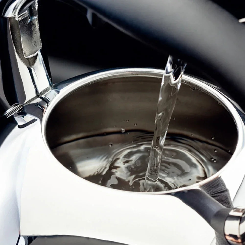 304 Stainless Steel Loud Whistling Hot Water Kettle Induction Cooker Home Camping Boiling Coffee Tea Kettle Stove Top Teapot