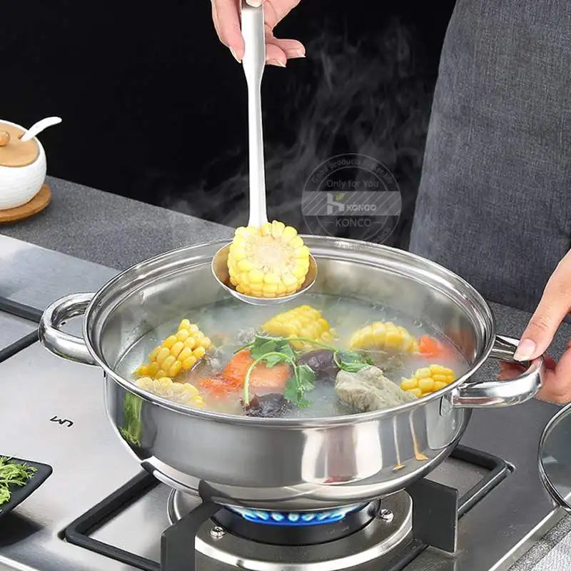 2 Layer Stainless Steel Pots Stockpot Hotpot Induction Steaming Food Steamer Pan Household Cooking Pot Kitchen Steamer Cooker