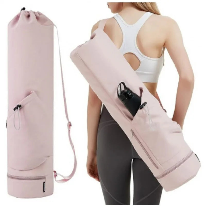 Yoga backpack, large capacity yoga mat bag, waterproof, adjustable shoulder straps, breathable sports bag, portable multifunction