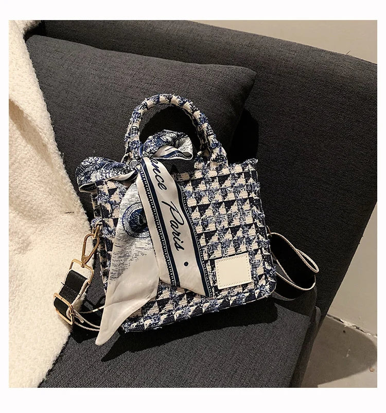 Women’s Tote Bags 2022 Trend New Mass Canvas Shoulder Bags Luxury Designer Handbags Casual Fashion Messenger Bags