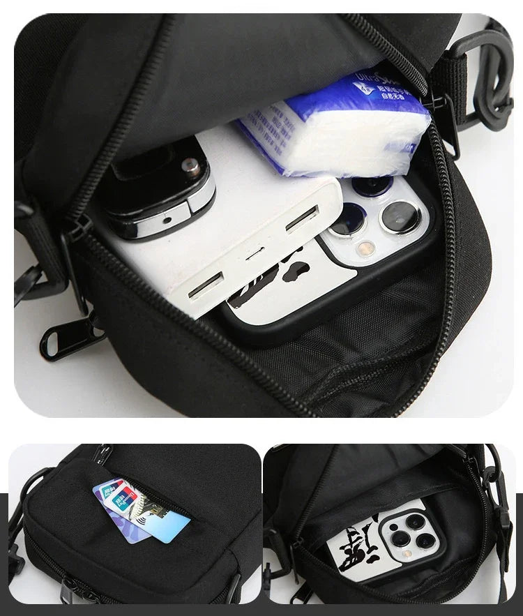 Women's Bag Small Square Bag Diagonal Crossover Oxford Cloth Men's Satchel Fashion Hand Machine Casual Handbags Luggage Bags