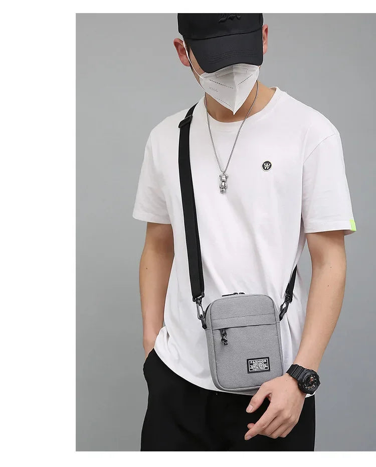 Women's Bag Small Square Bag Diagonal Crossover Oxford Cloth Men's Satchel Fashion Hand Machine Casual Handbags Luggage Bags