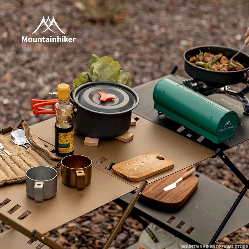 MOUNTAINHIKER Pot Mat Dish Placemat Coaster Teapot Wooden Heat Insulation High Temperature Pots And Pans Kitchen Outdoor Gadgets