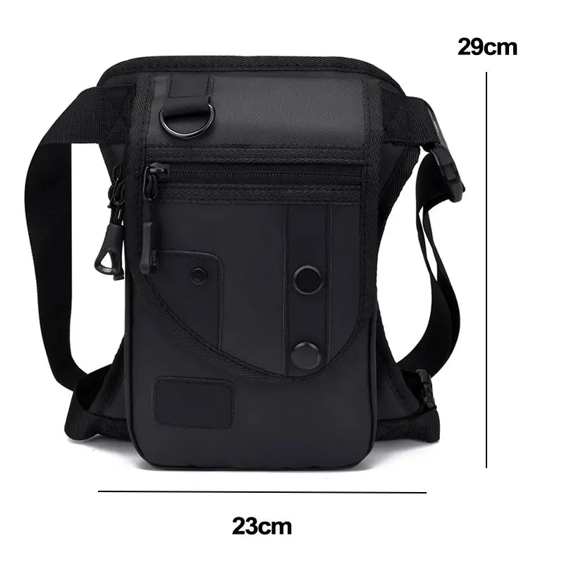 Men's Waist Bag Leg Bag Utility Belt Pack Pouch Male Hip Motorcycle Riding Leggings Thigh Bags Fanny Pack Cycling Shoulder Bag