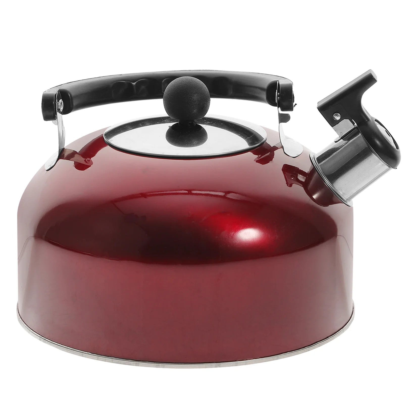 Chirping Kettle Wide Opening Whistling Teapot Stovetop Flame Stainless Steel Whistle
