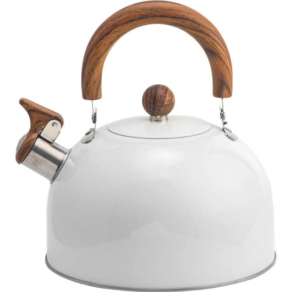 3L Gas operated Whistling kettle Easy to clean Camping equipment Stainless steel material Kitchen tea pot Heat-resistant handle