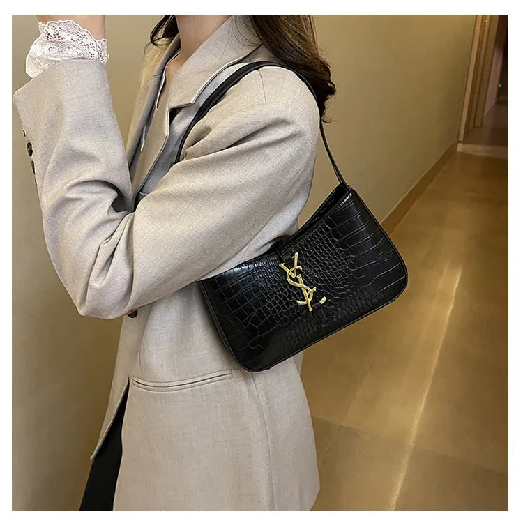 Women's bag 2025 new high-end fashion underarm bag popular versatile large capacity single shoulder bag women's bags