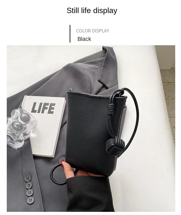 Women Handbags Female Pu Leather Shoulder Bags Luxury Large Capacity Crossbody Bags Solid Flap for Women Portable Phone Purse