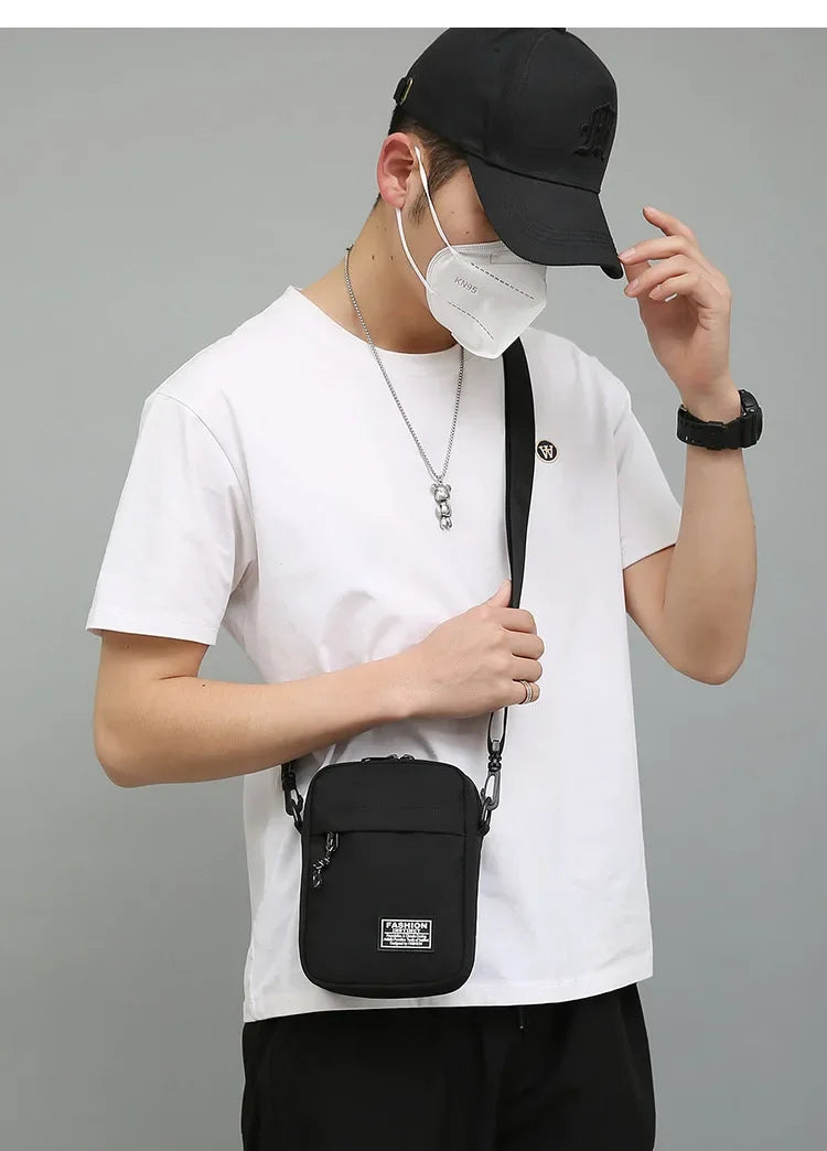 Women's Bag Small Square Bag Diagonal Crossover Oxford Cloth Men's Satchel Fashion Hand Machine Casual Handbags Luggage Bags