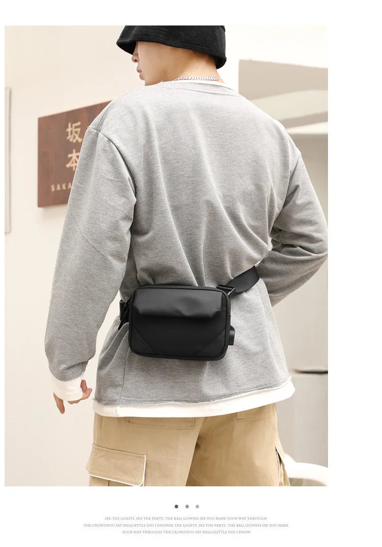 Men's Fashion Small Bag Casual Men Mini Handbags Male Cross Body Shoulder Messenger Bags For Men Purses And Handbags bolasa