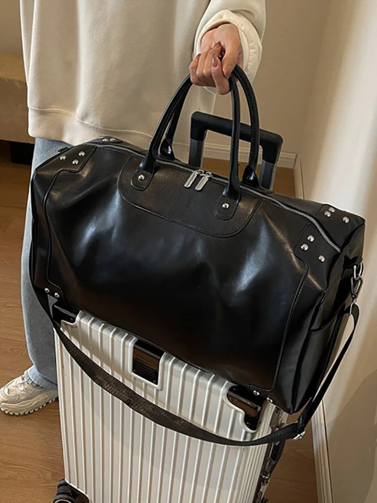 Travel Bags Fashion Men Large Capacity Organizer Handbags Women Fashion Handbag Luggage Leisure Backpack The Tote Bag