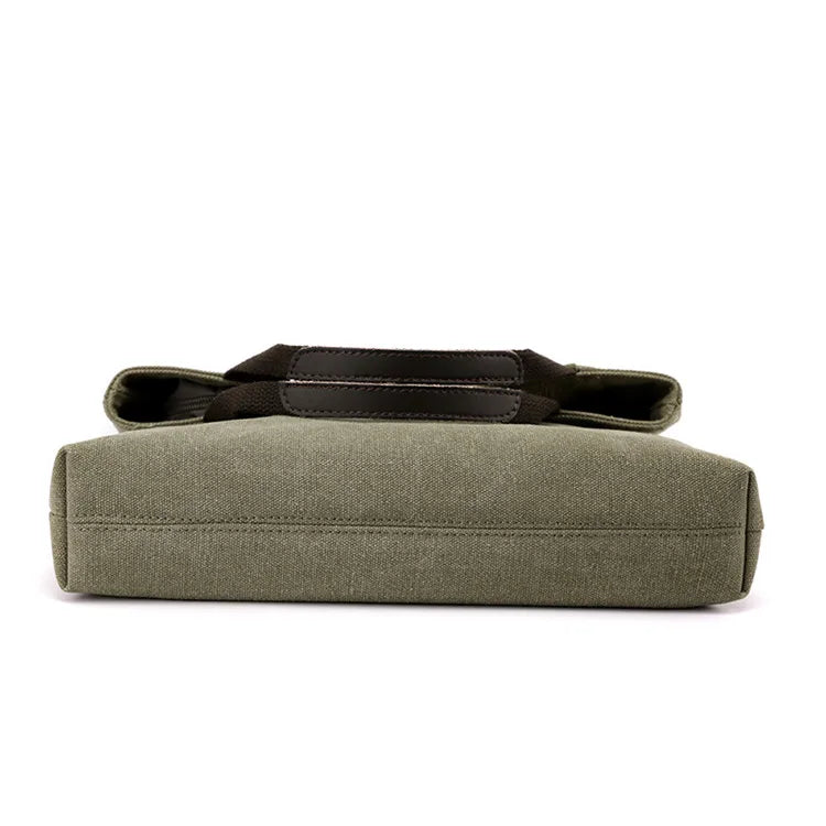 Men's Fashion Canvas Shoulder Bags Business Travel Crossbody Bags Men Multifunctional Messenger Bags Briefcase Men Handbag Tote