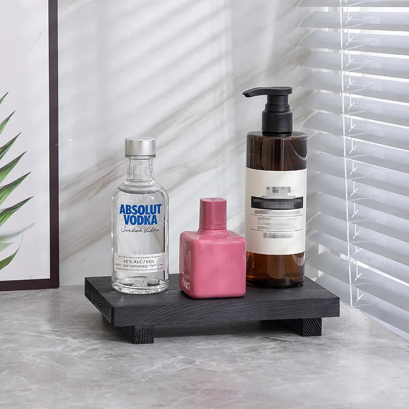 Wooden square tray, wooden products, bathroom tray, wooden storage board, decorative storage wooden frame, wooden board