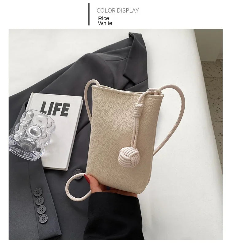 Women Handbags Female Pu Leather Shoulder Bags Luxury Large Capacity Crossbody Bags Solid Flap for Women Portable Phone Purse