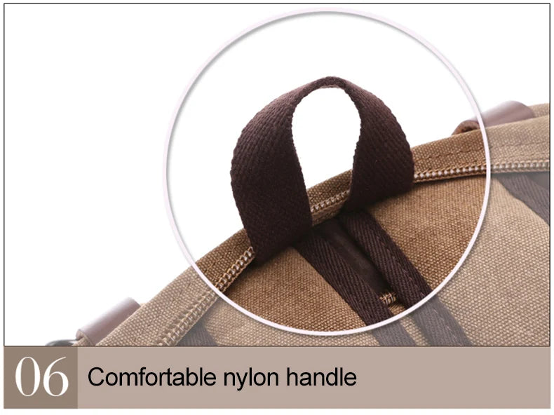 Men Canvas Briefcase Travel Bags Suitcase Classic Messenger Shoulder Bag for men Tote Handbag Big Casual Business Laptop Pocket