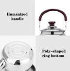 Stainless Steel Kettle Retro Kungfu Tea Teapot Outdoor Small Kettle Household Induction Cooker Teapot