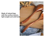 Wooden Spoon Cooking Spoon Bamboo Wave Pattern Kitchen Cooking Utensil Tool Soup Teaspoon Catering for Kitchen Dessert Tableware