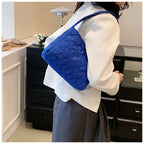 Tote Bags for Women Oxford Luxury Designer Handbags Purse Fashion Heart Winter Small Shoulder Bag Quilted Padded Top Handle Bag