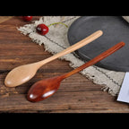 1/2pcs Wooden Spoon Kitchen Cooking Utensil Tools Soup Tea Spoon Tableware Catering Cooking Tool Coffee Soup Honey Spoon