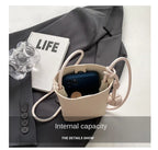 Women Handbags Female Pu Leather Shoulder Bags Luxury Large Capacity Crossbody Bags Solid Flap for Women Portable Phone Purse