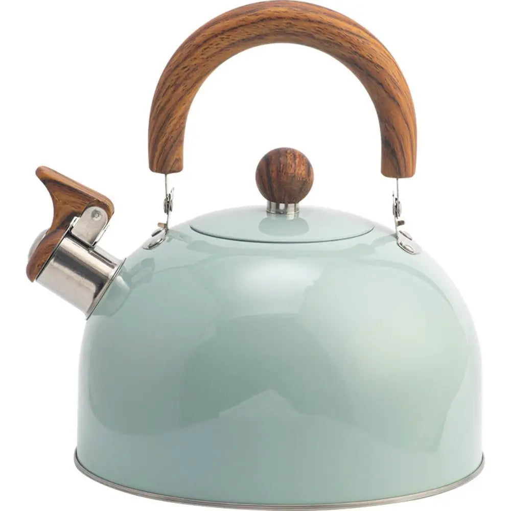 3L Gas operated Whistling kettle Easy to clean Camping equipment Stainless steel material Kitchen tea pot Heat-resistant handle