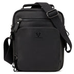 Men's Cowhide Shoulder Bag Casual Crossbody Bags Full Grain Leather Multifunctional Ipad Messenger Handbag Quality