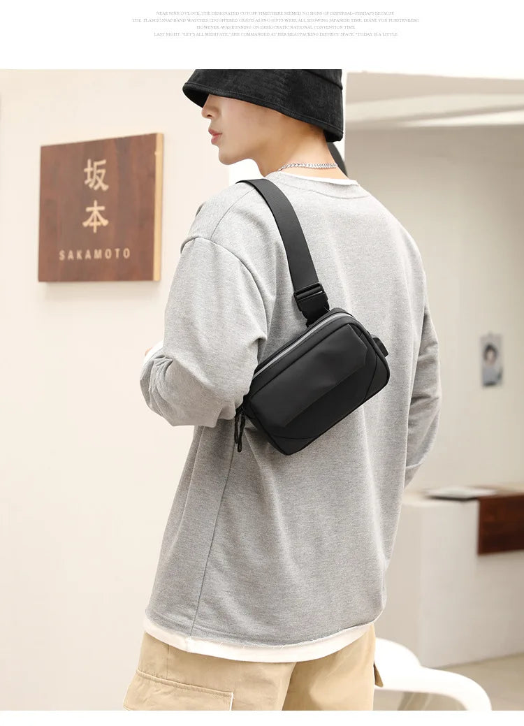 Men's Fashion Small Bag Casual Men Mini Handbags Male Cross Body Shoulder Messenger Bags For Men Purses And Handbags bolasa