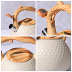 3L Whistling Kettle Anti Scald Handle Cookware Cooktop Teakettle Stainless Stove Teapot Tea Kettle for Outdoor Large Capacity