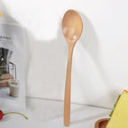 1/2pcs Wooden Spoon Kitchen Cooking Utensil Tools Soup Tea Spoon Tableware Catering Cooking Tool Coffee Soup Honey Spoon
