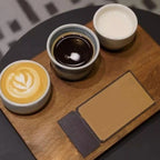 Wooden Food Tray Breakfast Tray Wooden Three-Grid Retro Serving Platter For Breakfast Meal Drinks Coffee Table Appetizers Party