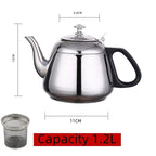 Kettle Tea Water Stove 1.2L/1.5L/2L Stove Stainless Steel Teapot Pot for Hotboiling Pots Gas Coffee Induction Home Camping