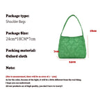 Tote Bags for Women Oxford Luxury Designer Handbags Purse Fashion Heart Winter Small Shoulder Bag Quilted Padded Top Handle Bag