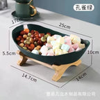 Fruit Plate Plastic Snack Dish Creative Modern Dried Fruit Basket Candy Dish Cake Stand dessert trays fruteros de cocina