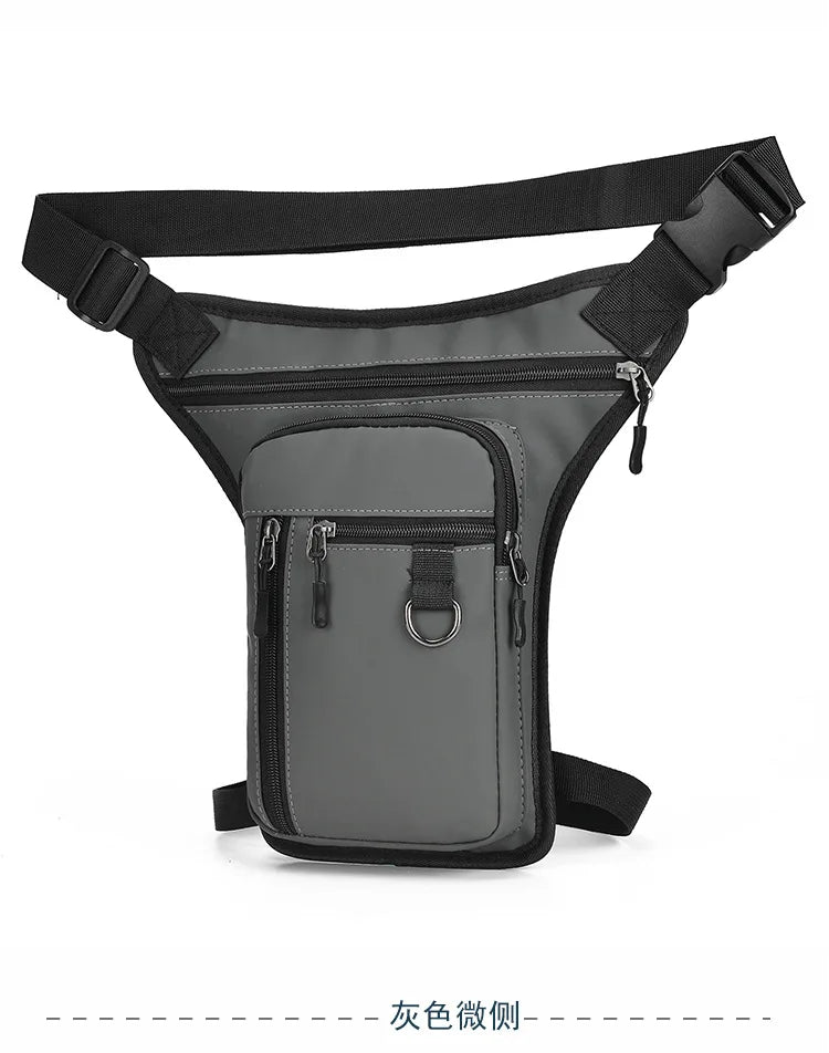 Men Drop Leg Bag Waist Bag for Men Fanny Pack Phone Purse Motorcycle Riding Shoulder Cross Body Thigh Male Hip Belt Waist Bags