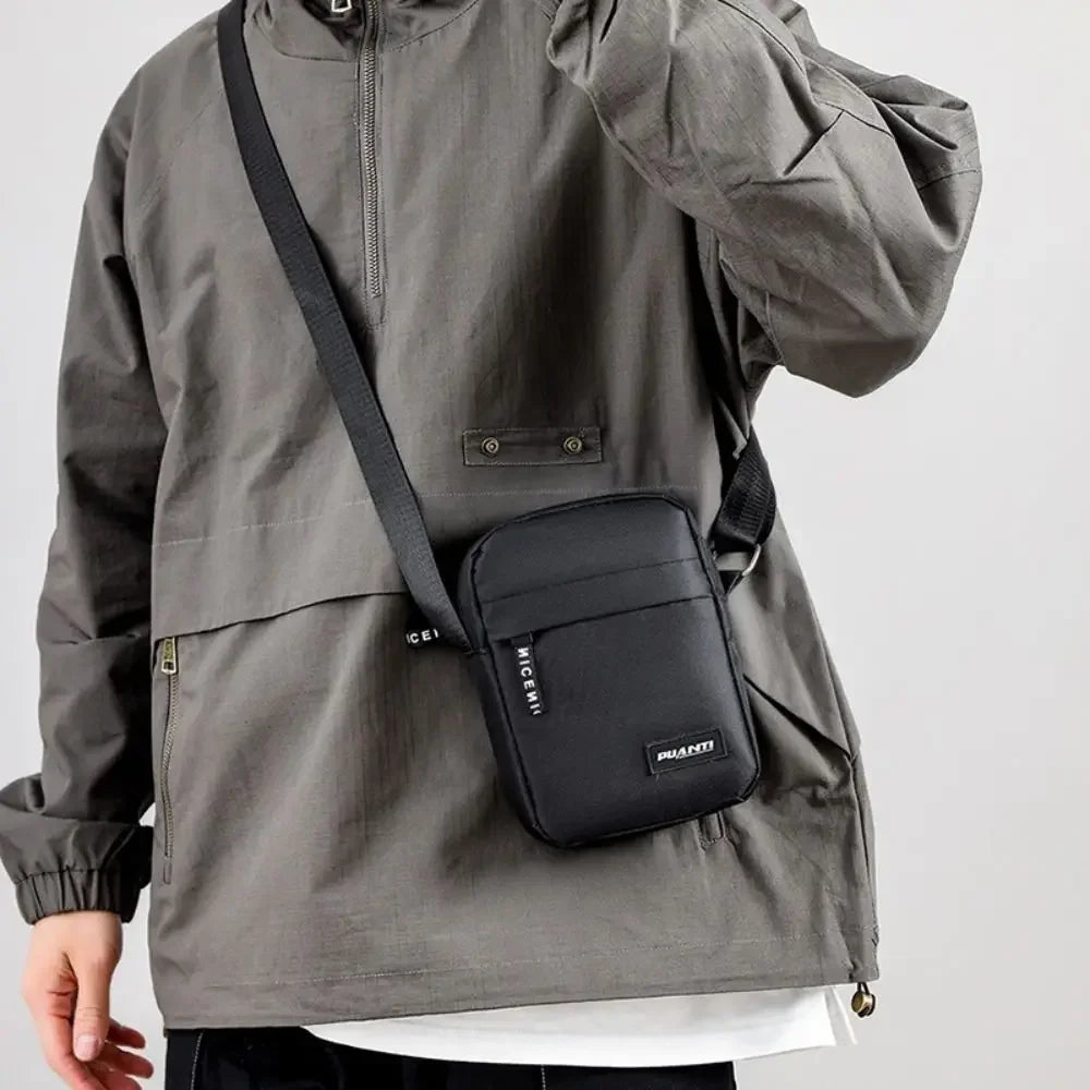 Multi-Function Men's Bag High Quality Nylon Man Messenger Bag Crossbody Bags Fashion Casual Men's Small Bag Handbag Shoulder