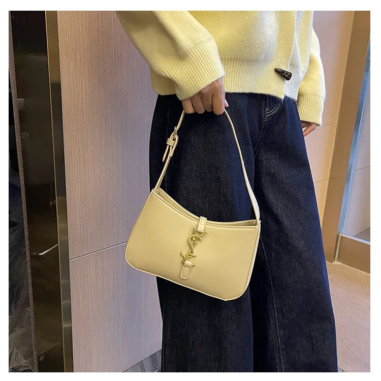 Women's bag 2025 new high-end fashion underarm bag popular versatile large capacity single shoulder bag women's bags