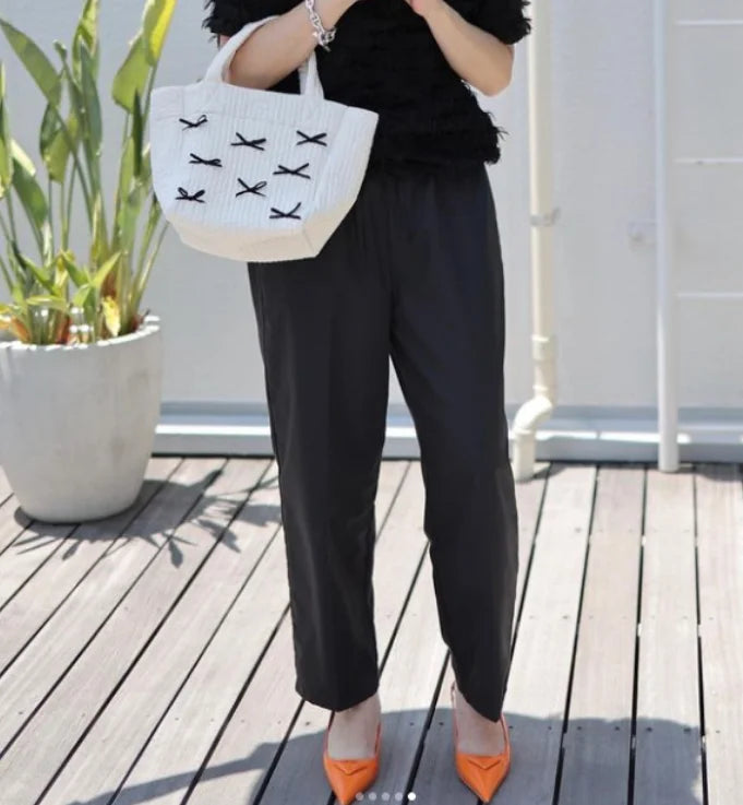 New bow tote bag small fashion Tote bag large capacity shoulder bag